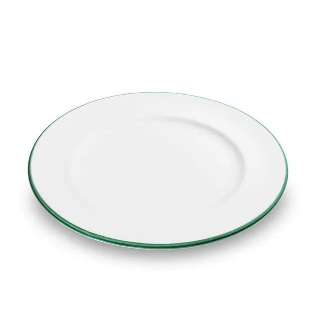 gmundner-keramik-speiseteller-gourmet-27-cm-gr-ner-rand image 1