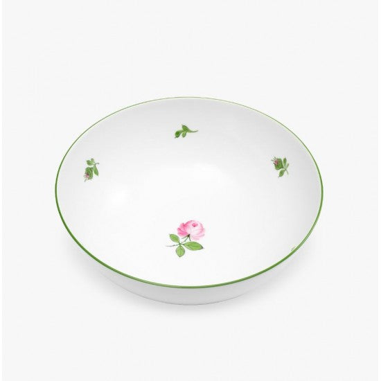 augarten-salatsch-ssel-schubert-21-cm-dekor-wiener-rose-mit-gr-nem-rand image 1