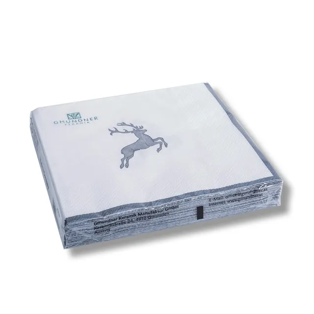 gmundner-keramik-grauer-hirsch-lunchservietten-20-st-ck-33x33-cm-3-lagig image 1