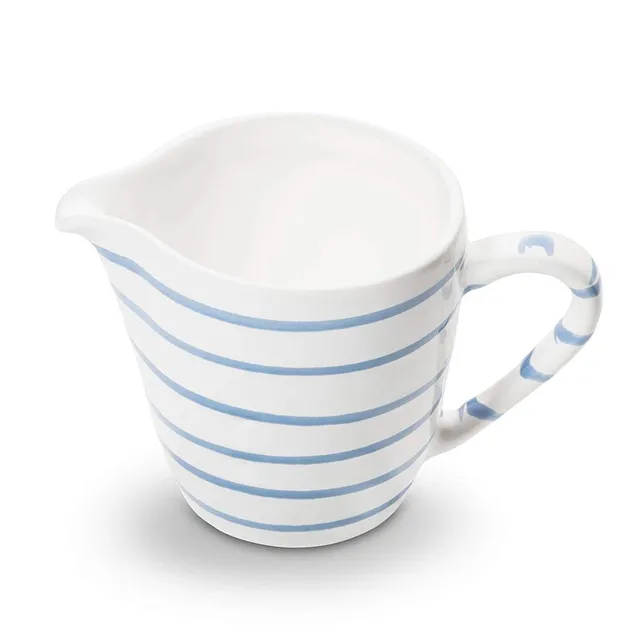 gmundner-keramik-milchgie-er-gourmet-blaugeflammt-0-2-liter-handgemacht-in-sterr image 1