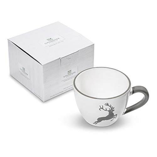 gmundner-keramik-grauer-hirsch-teetasse-maxima-0-4-liter image 8