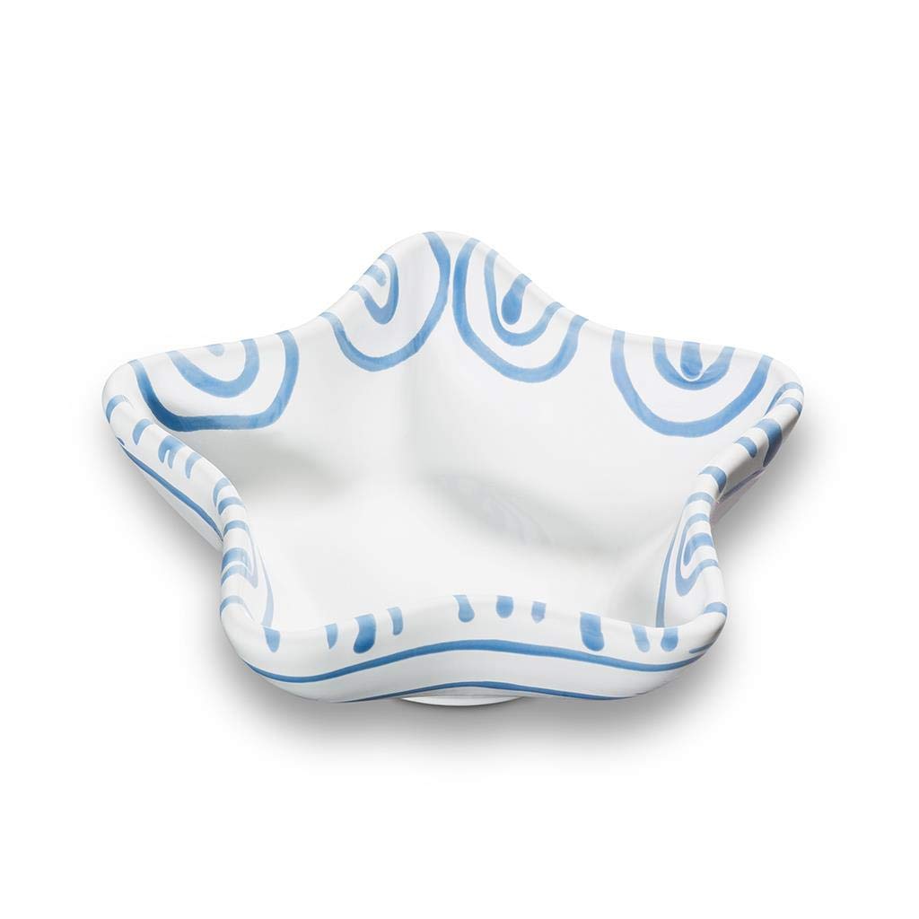 gmundner-keramik-sternschale-stella-14-x-14-cm-blaugeflammt image 1