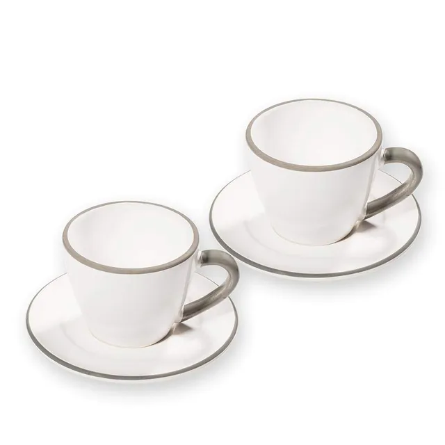 gmundner-keramik-grauer-rand-espresso-for-you-gourmet-espressoset-4-teilig-handg image 1
