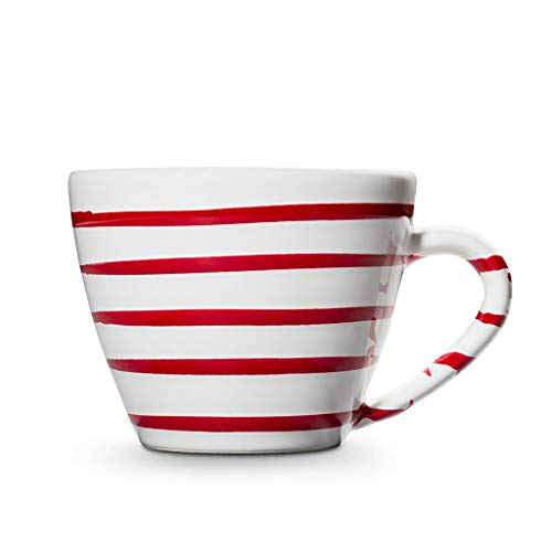 gmundner-keramik-cappuccino-tasse-gourmet-0-16-liter-rotgeflammt-handgemacht-in- image 4