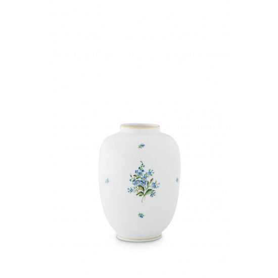 augarten-vase-lampionform-porzellan-mit-vergissmeinnicht-dekor-schubert image 1