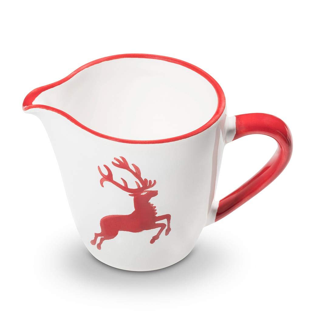 gmundner-keramik-milchgie-er-gourmet-rubinroter-hirsch-0-2-liter-handgemacht-in- image 1