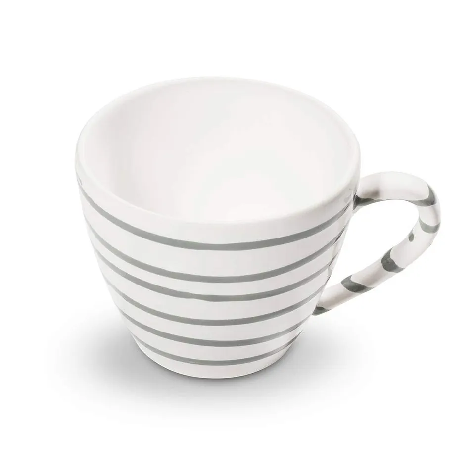 gmundner-keramik-kaffeetasse-gourmet-0-2-liter-graugeflammt image 1