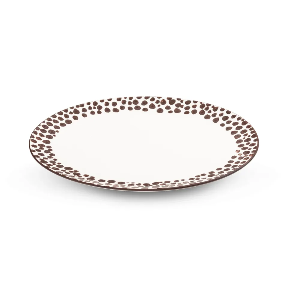 gmundner-keramik-etosha-braun-platte-oval-33x26cm-handgemacht-in-sterreich image 1