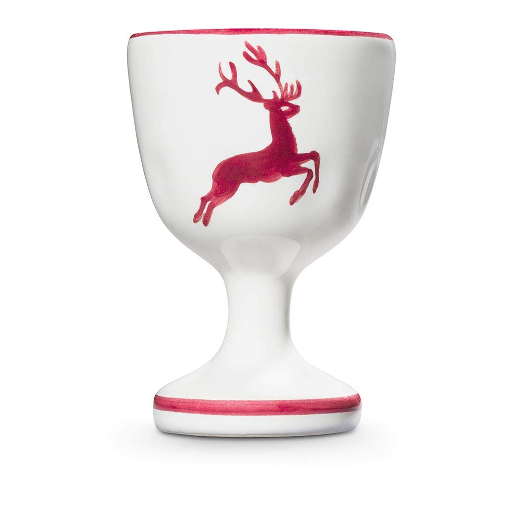 gmundner-keramik-bordeauxroter-hirsch-eierbecher-glatt-4-9-cm image 2