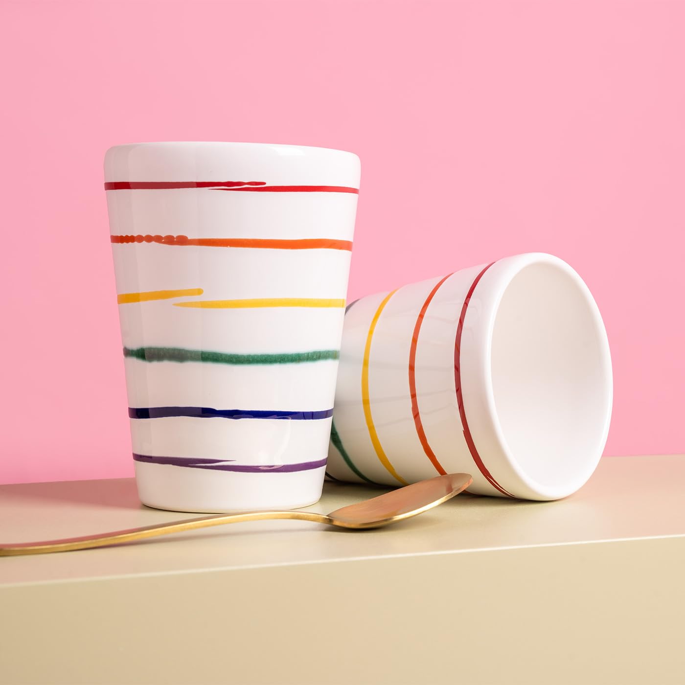 gmundner-keramik-trinkbecher-0-28-liter-h-11-cm-regenbogen image 6