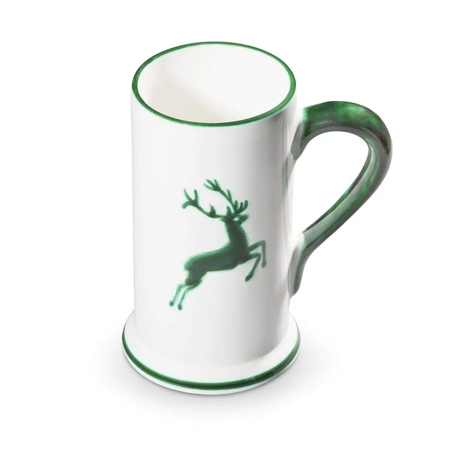 gmundner-keramik-gr-ner-hirsch-bierkrug-0-5-liter image 1