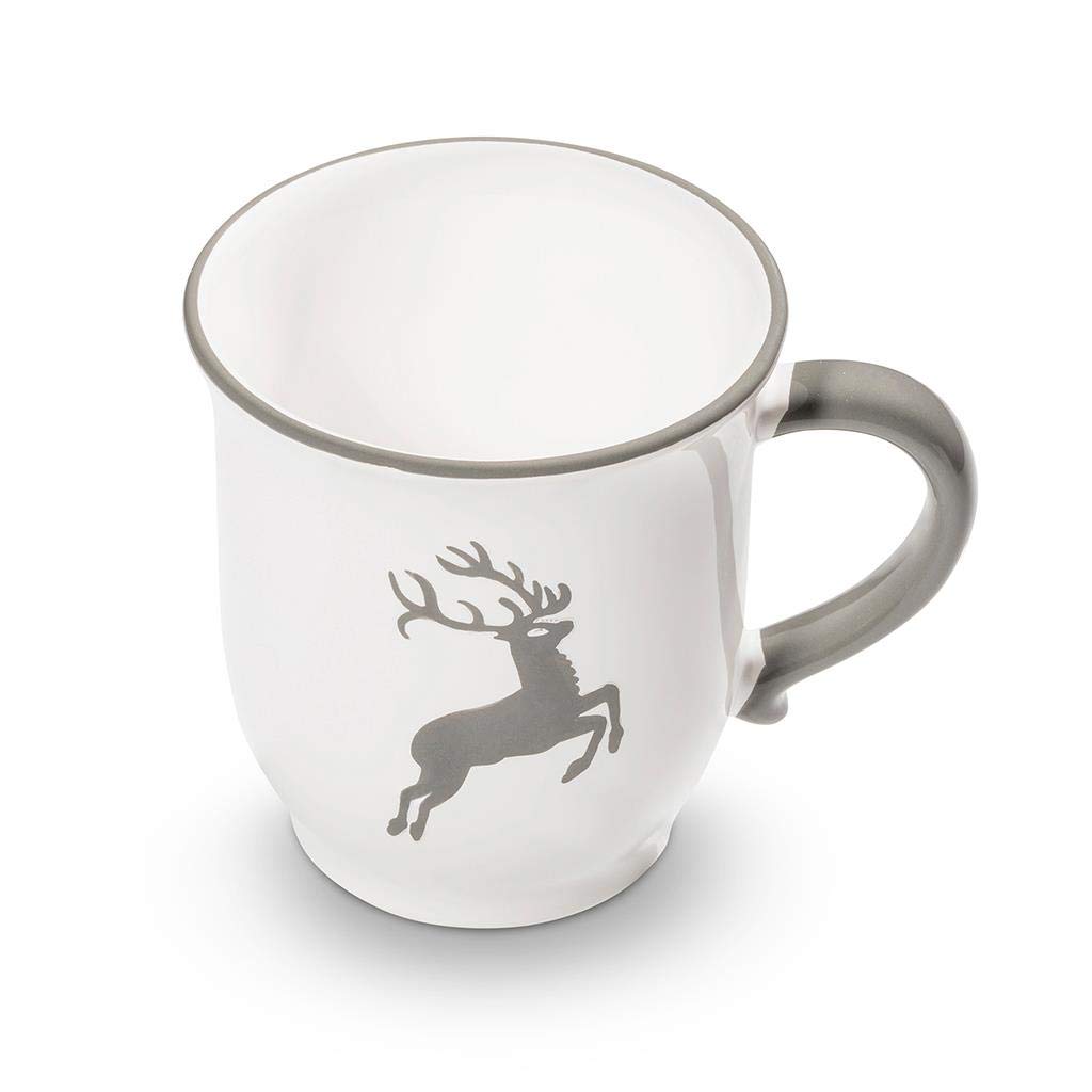 gmundner-keramik-schokotasse-0-3-l-grauer-hirsch-3cb7-kaffeetasse-handgemacht-in image 2