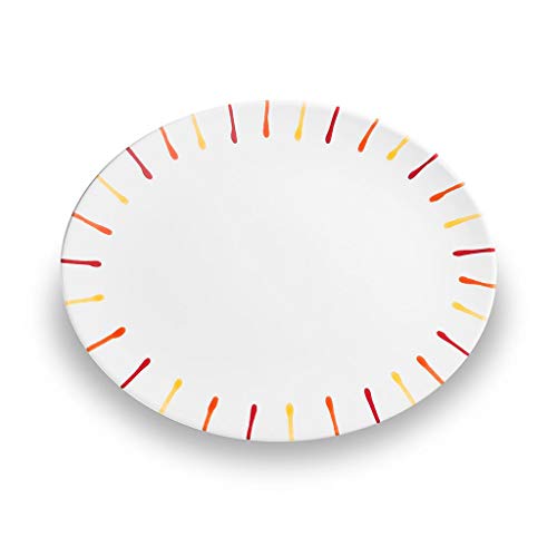 gmundner-keramik-platte-oval-33-x-26-x-2-5-cm-dekor-landlust-handgemacht-in-ster image 4