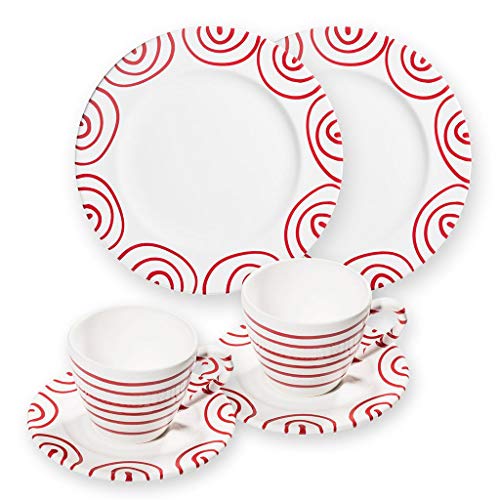 gmundner-keramik-fr-hst-cksgeschirr-set-breakfast-for-two-gourmet-rotgeflammt-6- image 3