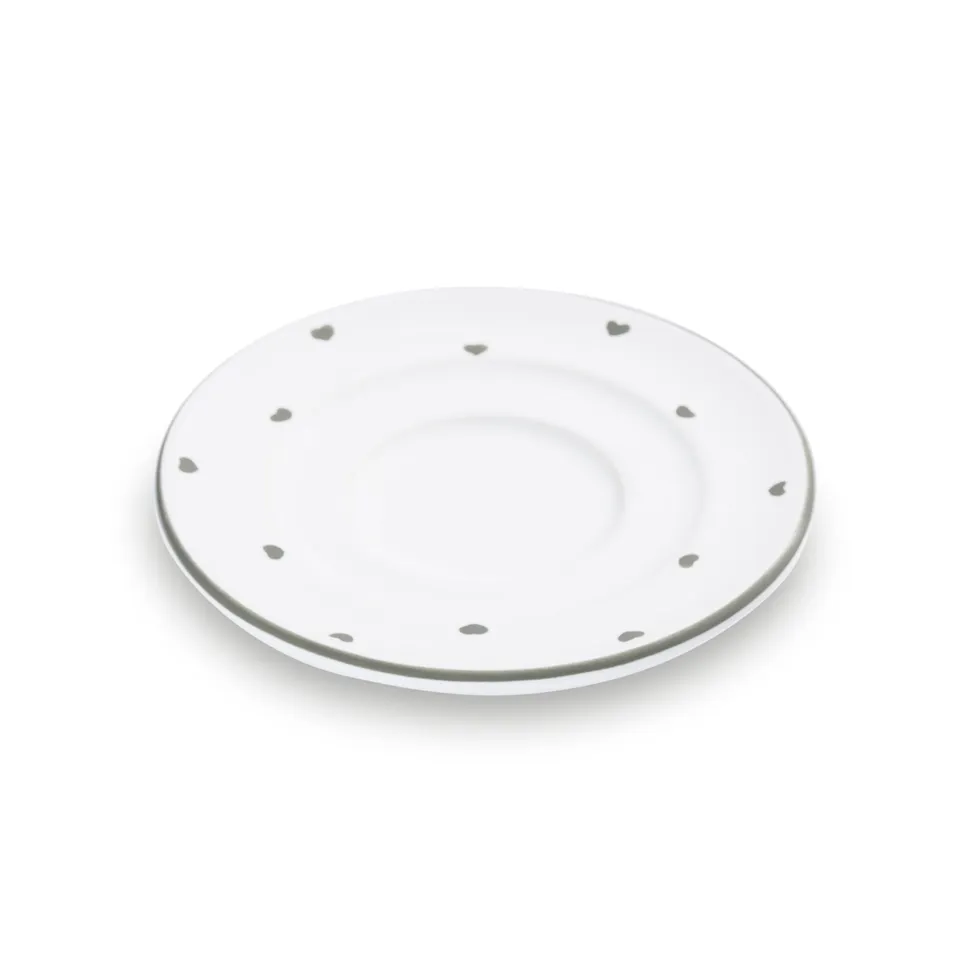 gmundner-keramik-herzerl-grau-unterteller-espresso-11-cm image 1