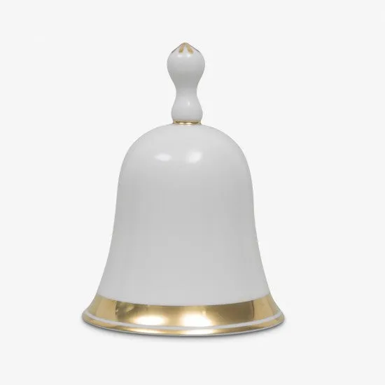 augarten-tischglocke-habsburg-mit-golddekor-elisabeth-wiener-porzellan image 1
