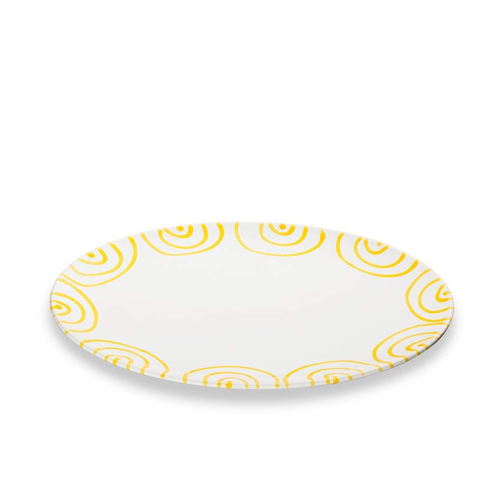 gmundner-keramik-platte-oval-gelbgeflammt-28-x-21-x-2-3-cm-handgemacht-in-sterre image 1