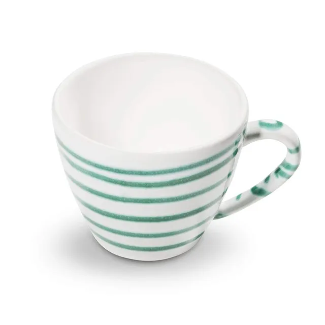 gmundner-keramik-kaffeetasse-gourmet-gr-ngeflammt-0-2-liter image 1