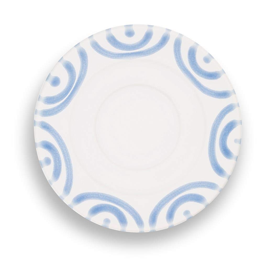 gmundner-keramik-unterteller-espresso-gourmet-blaugeflammt-11-cm-handgemacht-in- image 2