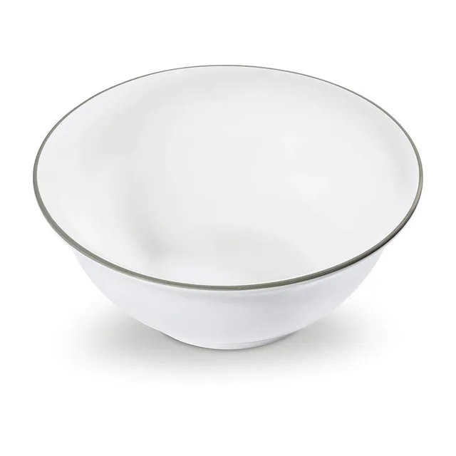 gmundner-keramik-salatsch-ssel-26-cm-grauer-rand-2-liter-handgemacht-in-sterreic image 1