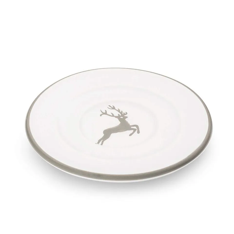 gmundner-keramik-unterteller-espresso-gourmet-11-cm-grauer-hirsch image 1