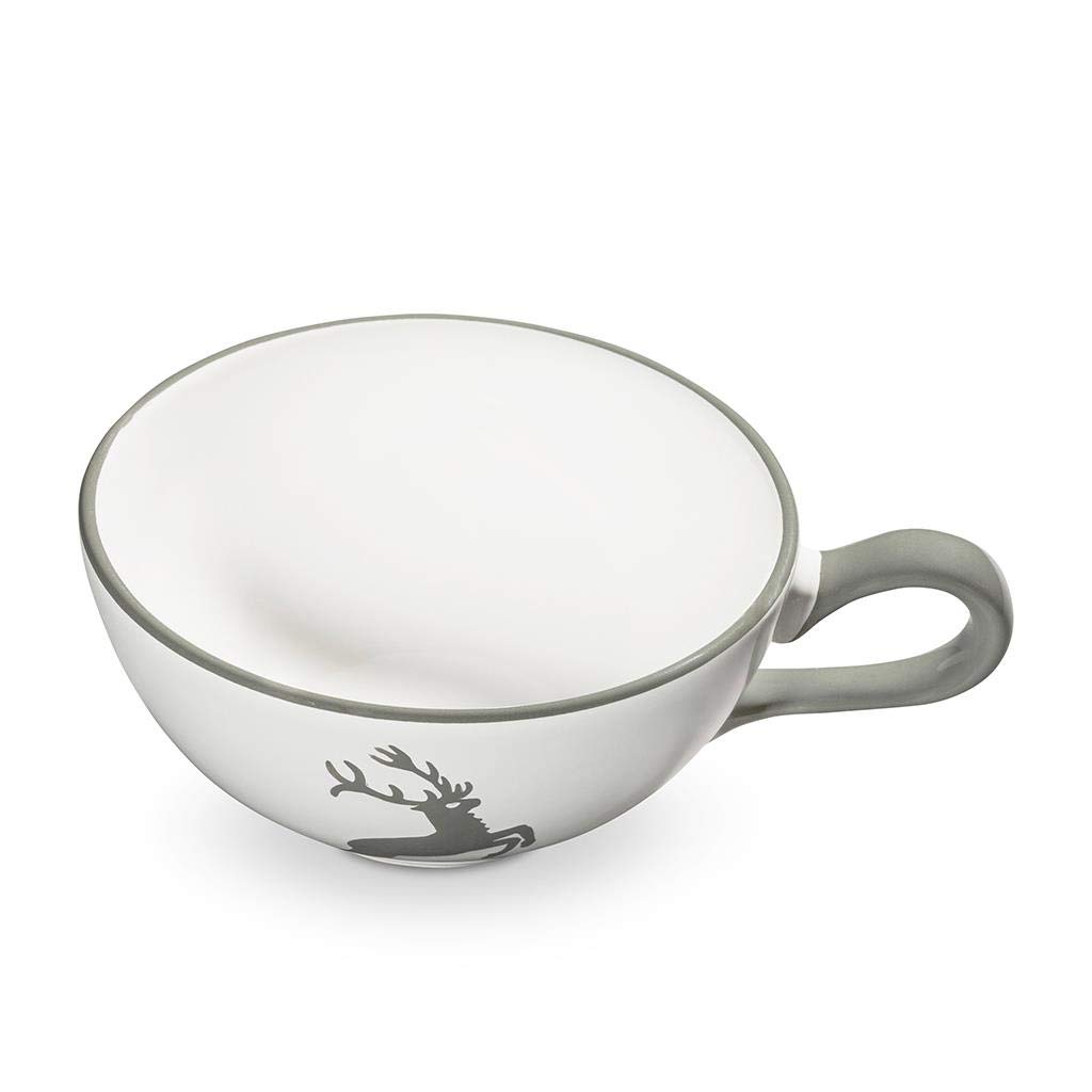 gmundner-keramik-teetasse-170-ml-grauer-hirsch image 1