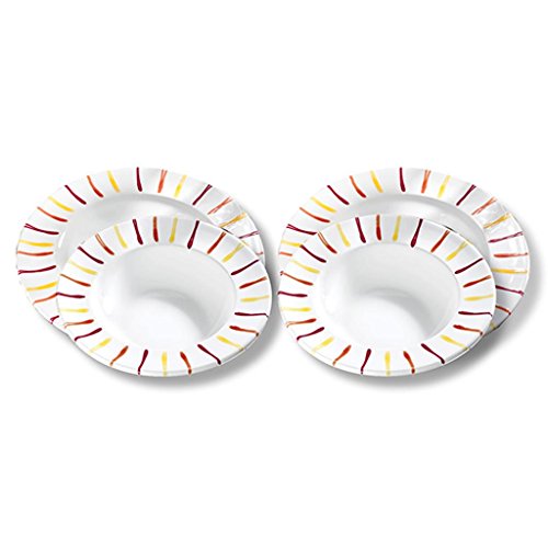 gmundner-keramik-dinner-for-two-gourmet-geschirrset-landlust-2-x-suppenteller-un image 2