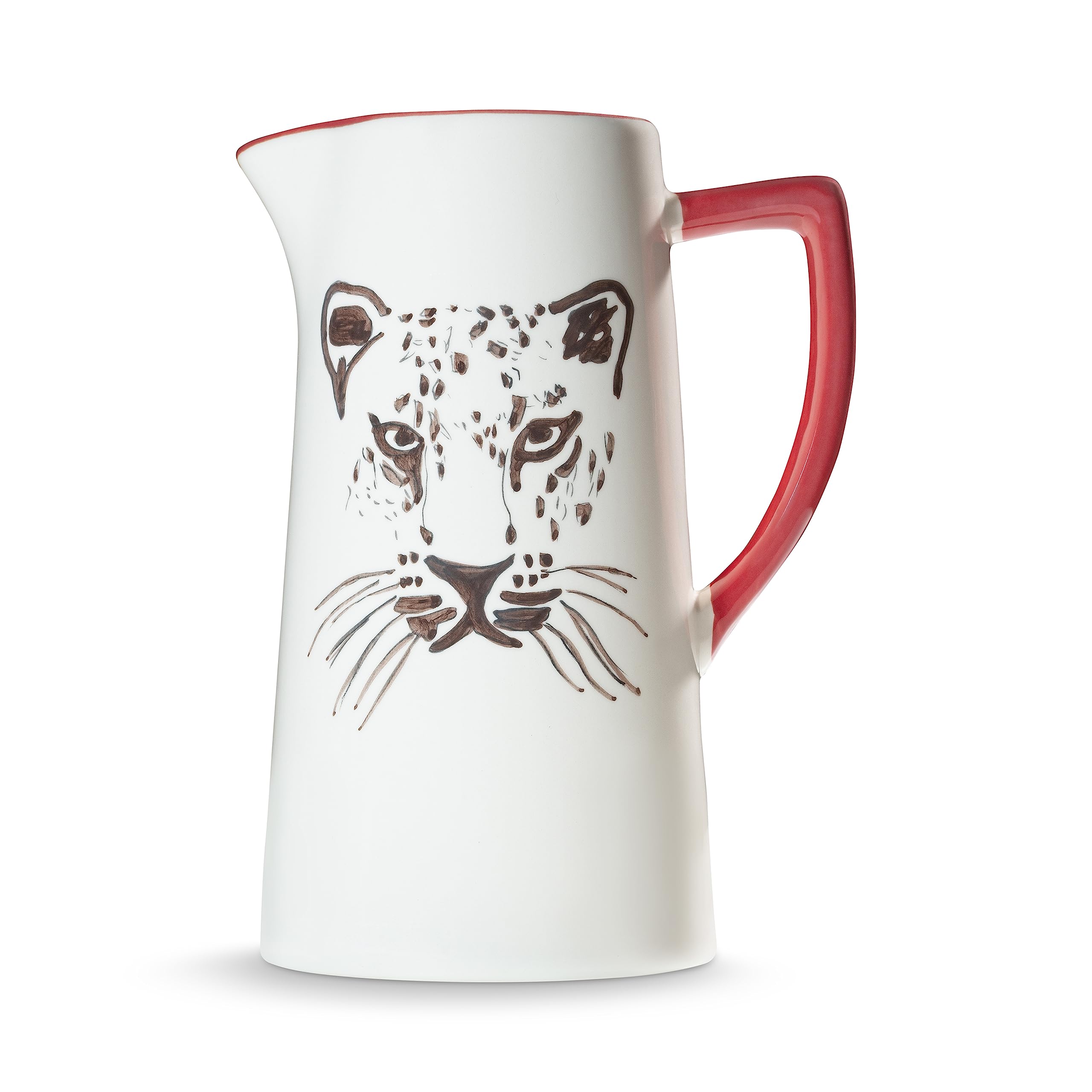 gmundner-keramik-leopard-wasserkrug-1-2-liter-handgemacht-in-d6sterreich image 2