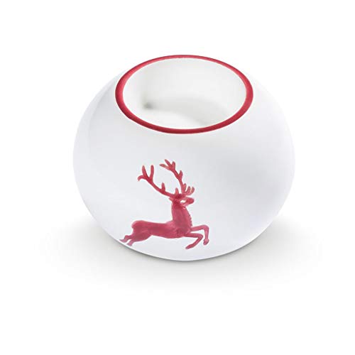 gmundner-keramik-kugel-leuchter-bordeauxroter-hirsch-8-5-cm-f-r-1-teelicht-handg image 4
