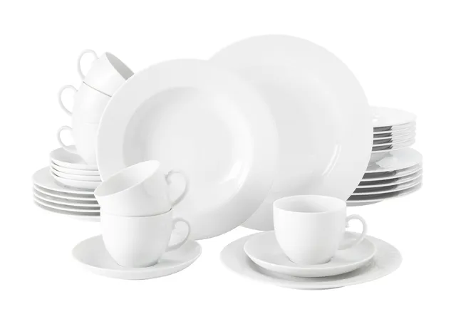 seltmann-weiden-rondo-kombiservice-30-teilig-wei-porzellan-f-r-6-personen image 1