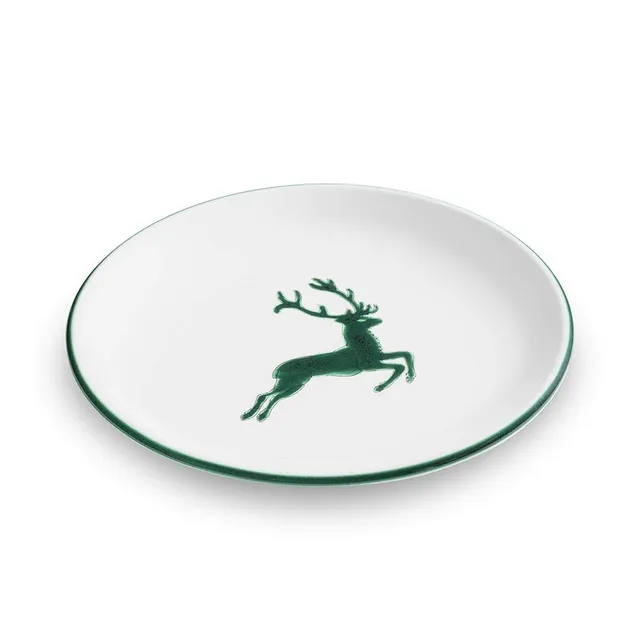 gmundner-keramik-gr-ner-hirsch-dessertteller-20-cm image 1