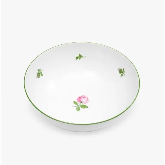 augarten-salatsch-ssel-schubert-21-cm-dekor-wiener-rose-mit-gr-nem-rand image 1