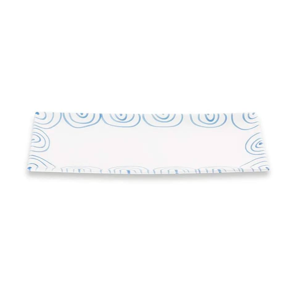 gmundner-keramik-platte-rechteckig-36-15-cm-blaugeflammt image 1
