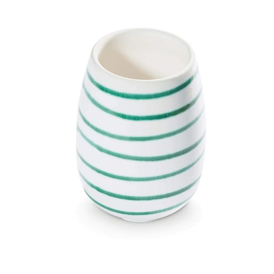gmundner-keramik-vase-h-he-11-cm-durchmesser-6-cm-gr-ngeflammt-handgemacht-in-st image 1
