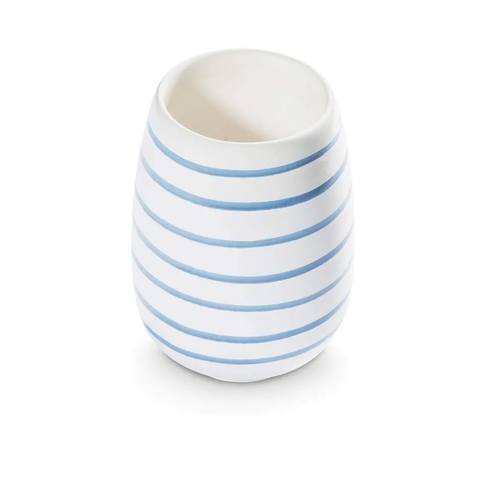 gmundner-keramik-blaugeflammt-vase-11-cm image 1