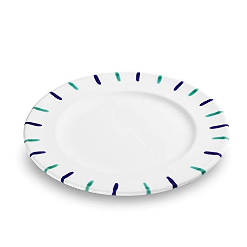gmundner-keramik-dessertteller-gourmet-buntgeflammt-22-cm image 7