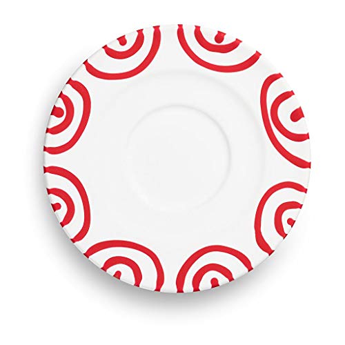 gmundner-keramik-unterteller-cappuccino-gourmet-14-cm-rotgeflammt image 4