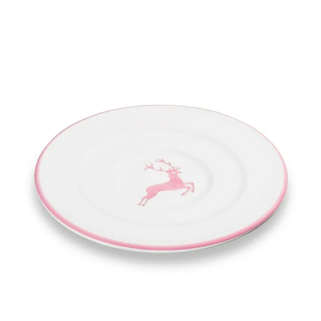 gmundner-keramik-rosa-hirsch-kaffee-gourmet-untertasse-16-cm-handgemacht-in-aust image 1