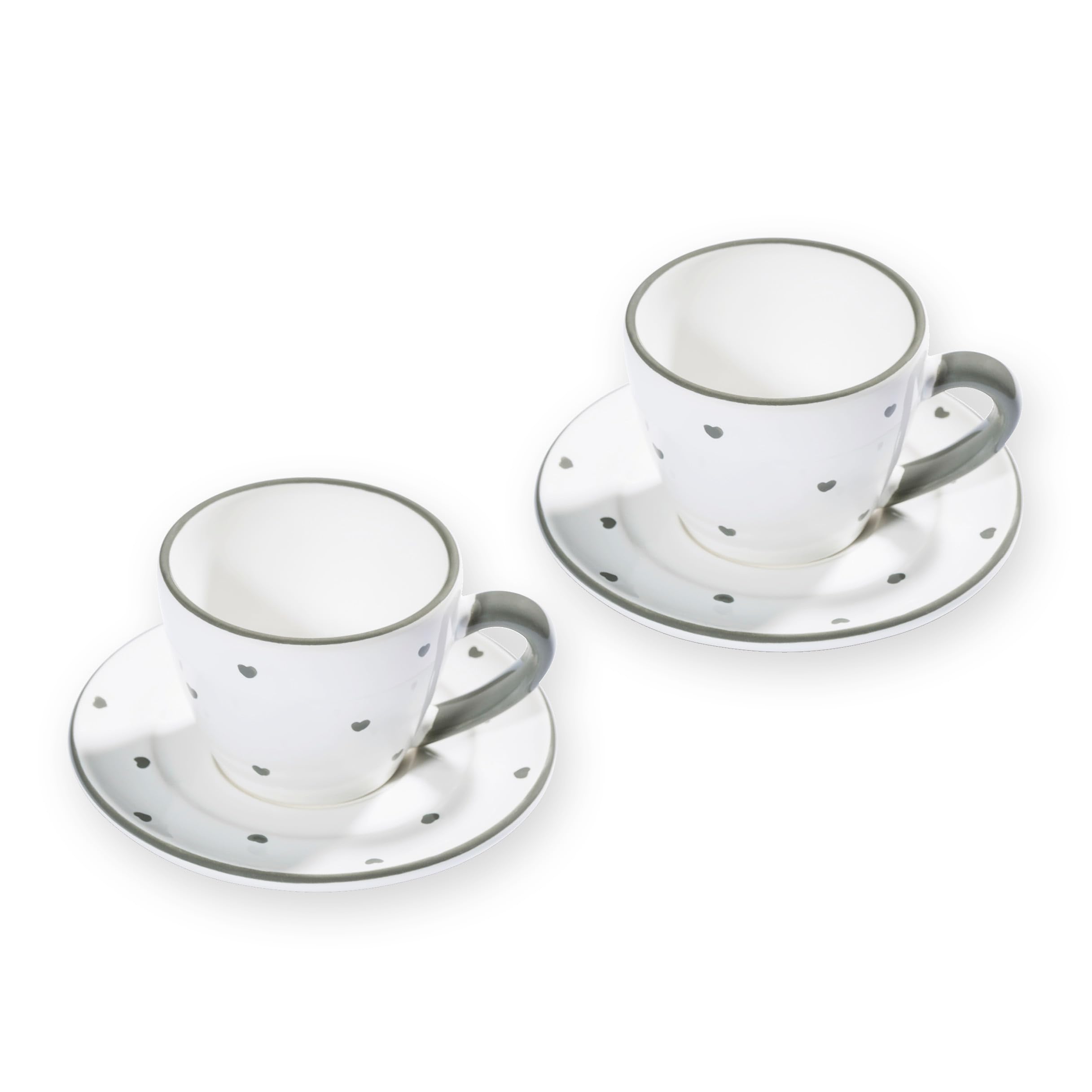 gmundner-keramik-herzerl-grau-espresso-f3cr-2-gourmet-geschirrset-4-teilig image 1