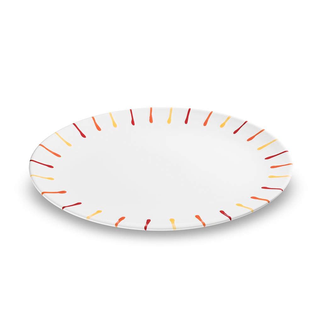 gmundner-keramik-platte-oval-33-x-26-x-2-5-cm-dekor-landlust-handgemacht-in-ster image 1