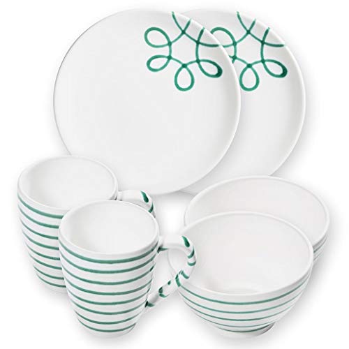 gmundner-keramik-h-ttenfr-hst-ck-cup-f-r-2-geschirrset-6-teilig-pur-geflammt-gr- image 2