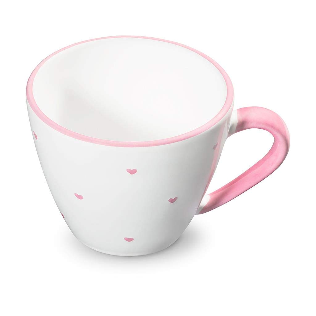 gmundner-keramik-kaffeetasse-gourmet-herzerl-rosa-0-2-liter image 1