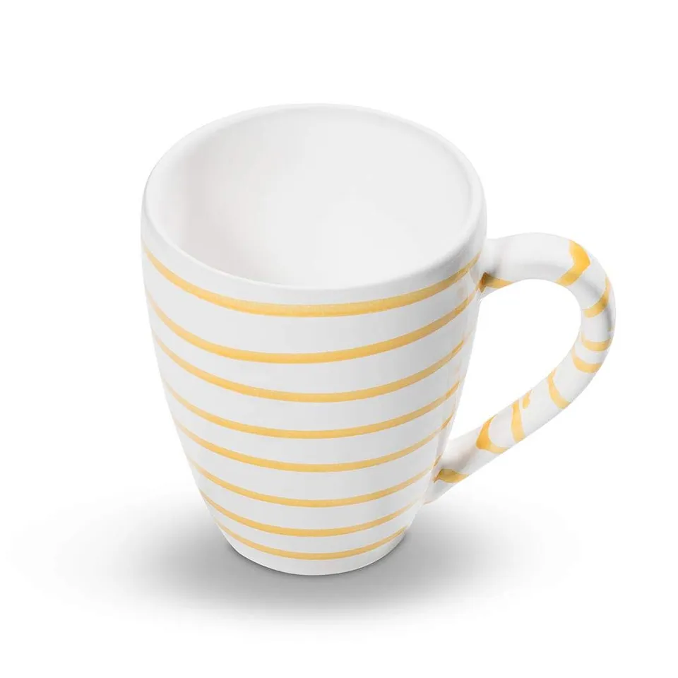 gmundner-keramik-gelbgeflammt-fr-hst-cksbecher-max-0-3-liter-handgemacht-in-ster image 1