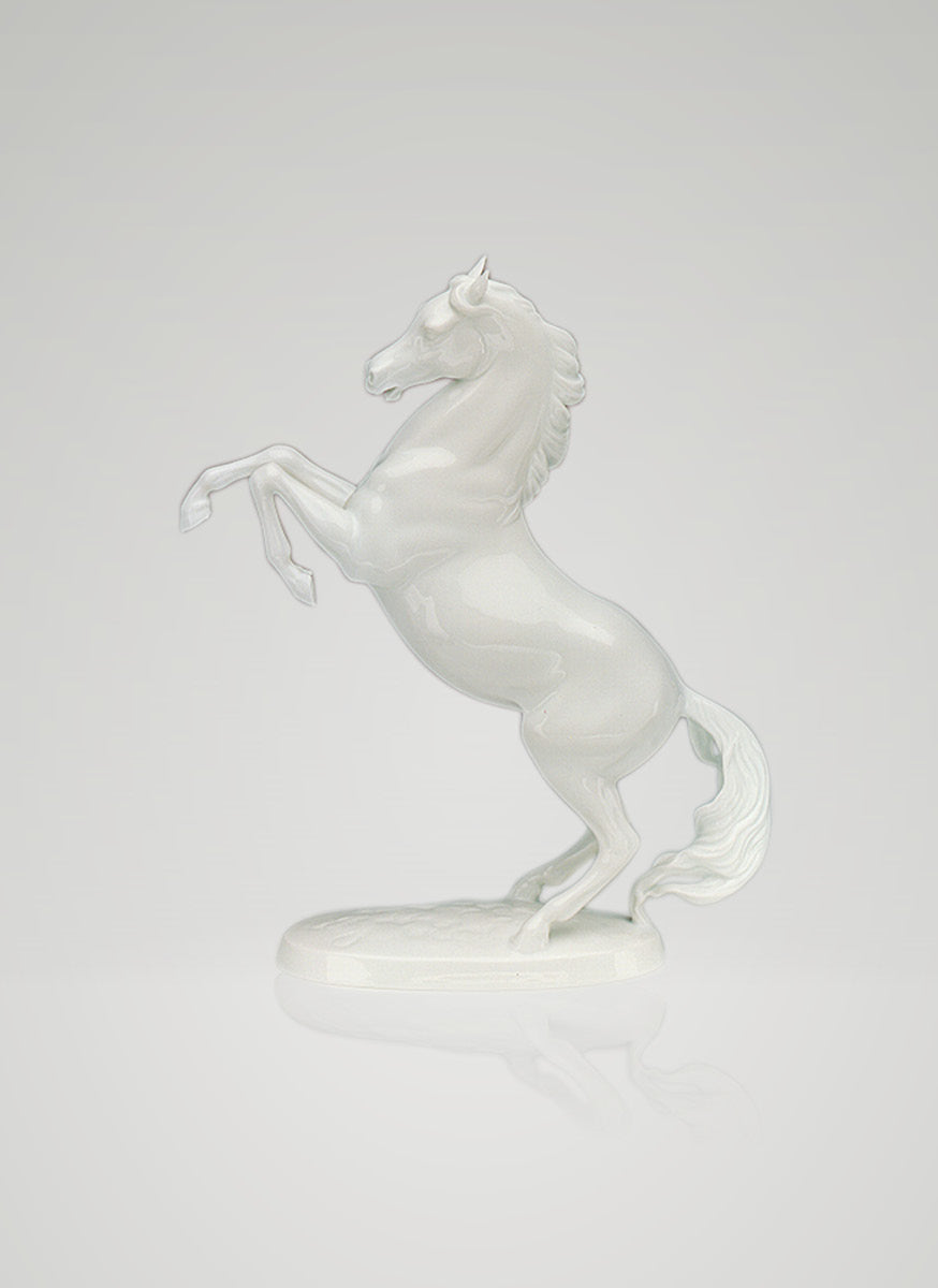 augarten-porzellanfigur-vollblut-araber-steigender-wei-er-hengst image 1