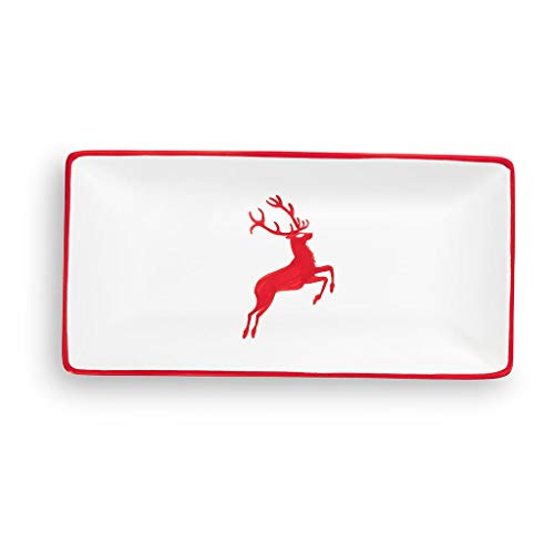 gmundner-keramik-snackschale-rubinroter-hirsch-22-x-11-cm-handgemacht-in-sterrei image 4
