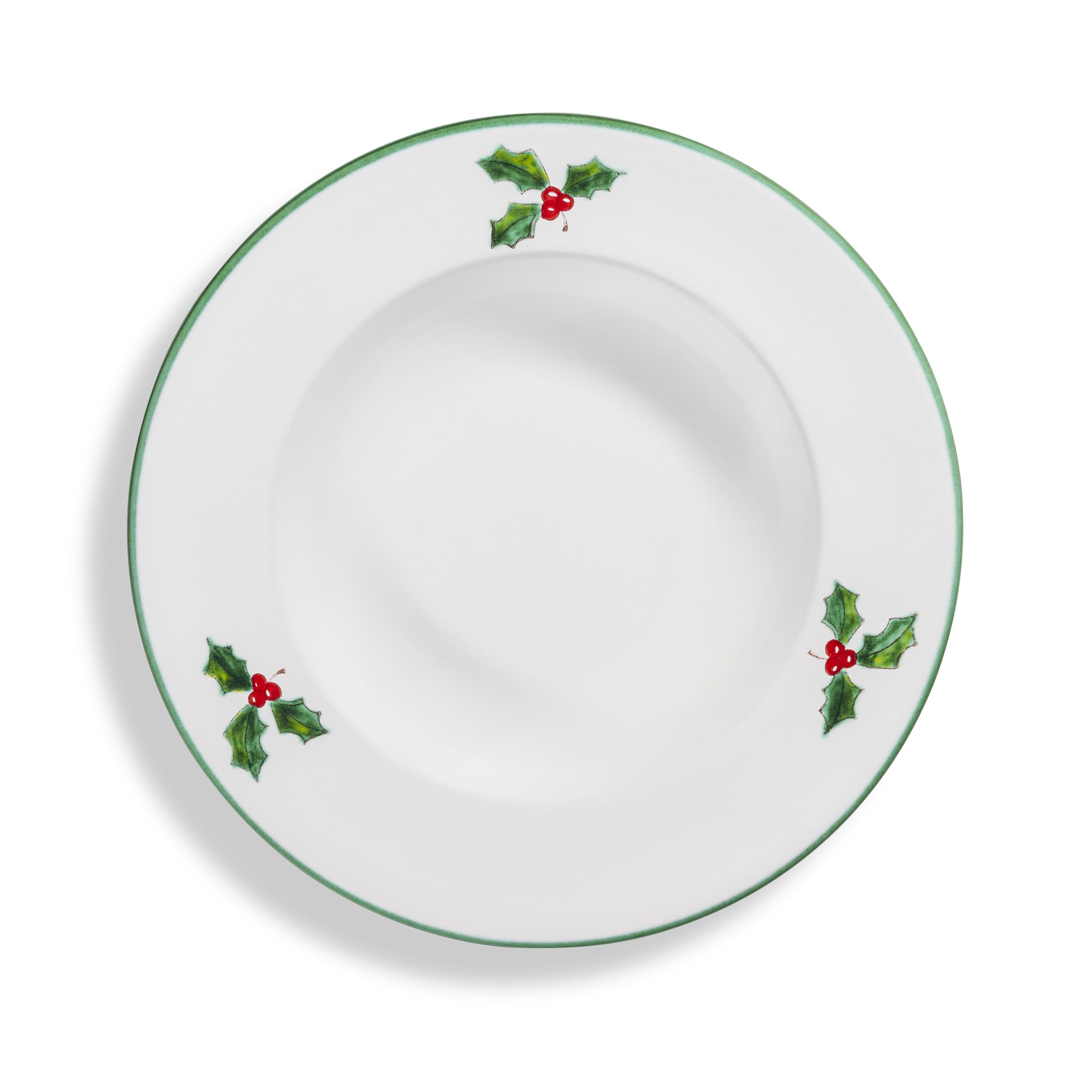 gmundner-keramik-winterbeere-suppenteller-gourmet-24-cm-handgemacht-in-sterreich image 2