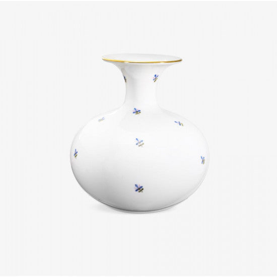 augarten-vase-ellipsenf-rmig-14-cm-porzellanvase-mit-kornblumendekor image 1