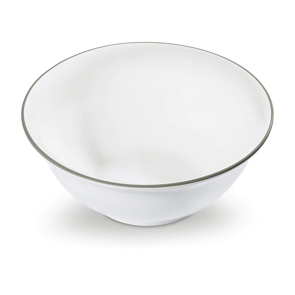 gmundner-keramik-salatsch-ssel-26-cm-grauer-rand-2-liter-handgemacht-in-sterreic image 1