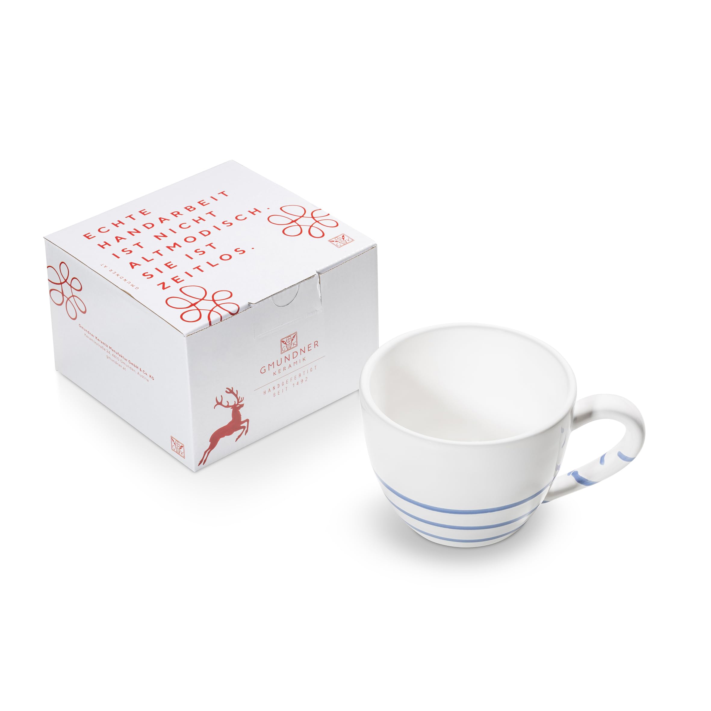 gmundner-keramik-pur-geflammt-blau-teetasse-maxima-in-geschenkbox image 1