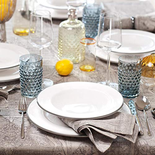 gmundner-keramik-dinner-for-two-gourmet-geschirrset-grauer-rand image 4